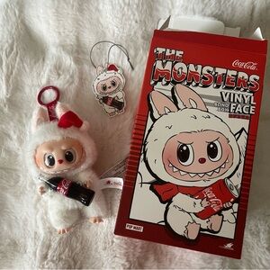 Pop Mart Coca-Cola Labubu Vinyl Face Pendant